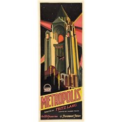 METROPOLIS (PARAMOUNT) 1927 INSERT.
