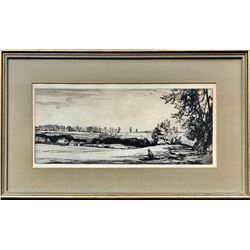 Malcom Osborne (British,1880-1963) Landscape