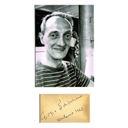 GIORGIO SCERBENENECO SIGNED. (1911-1969).