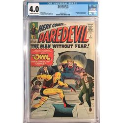 1964 "Daredevil" Comic issue #3