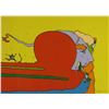 Image 1 : Peter Max. Serigraph. Moving with Father. 1972.