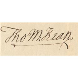 THOMAS MCKEAN (1735 - 1817).