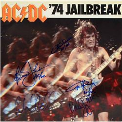 AC/DC 1974 JAILBREAK VINYL LP ALBUM SIGNED.