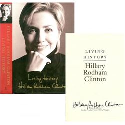HILLARY RODHAM CLINTON SIGNED FIRST PRINTING BOOK.