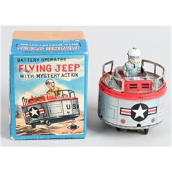 JAPAN Battery Op USAF FLYING JEEP w/ BOX