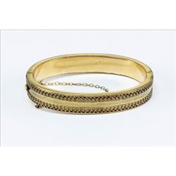 Victorian Goldfilled Bangle Bracelet.