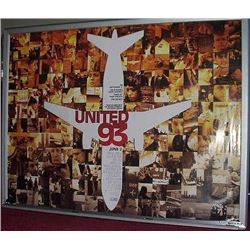 JOB LOT OF X4 UNITED 93 BRITISH QUAD POSTERS.