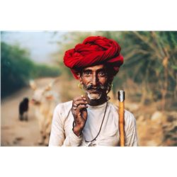 STEVE MCCURRY - Rabari Shepherd, India.