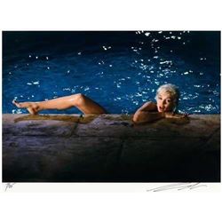 LAWRENCE SCHILLER: Marilyn Monroe on the set of "Something's Got to Give" 1962.