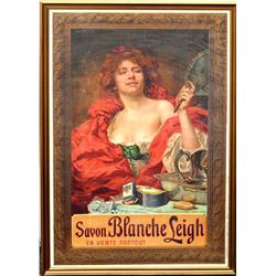 FRENCH c.1899 Savon Blanche Leigh Poster
