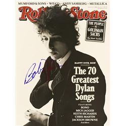 BOB DYLAN 70th Birthday SIGNED "Rolling Stone" Magazine