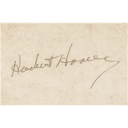 HERBERT HOOVER