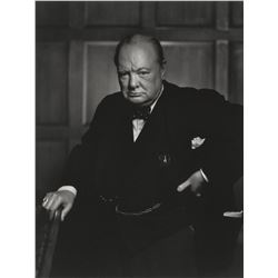 YOUSUF KARSH (Canadian, 1908-2002): Winston Churchill.