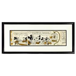 "Mickey Mouse" Original Floyd Gottfredson Comic Strip.