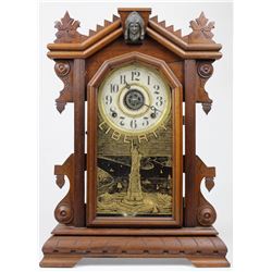Charles Adams Statue Of Liberty Shelf Clock.