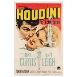 Houdini. Paramount Studios, 1953. One sheet (41 x 27”).