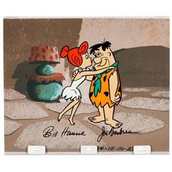 The Flintstones Publicity Cel (Hanna-Barbera, 1970s-80s).