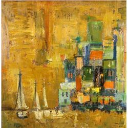 PHIL MOSS ORIGINAL OIL ON CANVAS PAINTING