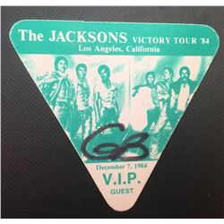 The Jacksons 1984 Victory tour VIP pass.