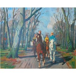 JOHAN MEYER ANDERSEN OIL ON CANVAS PAINTING