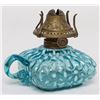 Image 1 : Snowflake Blue Opalescent Finger Lamp