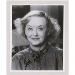 BETTE DAVIS SIGNED PHOTO.