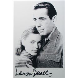 Lauren Bacall Signed photo