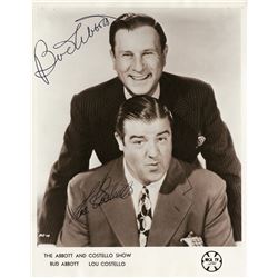 BUD ABBOTT & LOU COSTELLO SIGNED PHOTOGRAPH