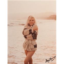 GEORGE BARRIS SIGNED MARILYN MONROE PHOTO.