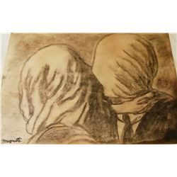 René Magritte: Les Amants [The lovers] 2, 1928