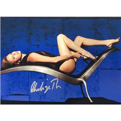 Charlize Theron Glamour signed Photo