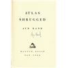 Image 1 : AYN RAND SIGNED BOOK: ATLAS SHRUGGED