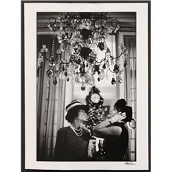 SHAHROKH HATAMI (1930-2017) Coco Chanel and Romy Schneider.