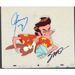 Jim Carrey Seth McFarland animation cel