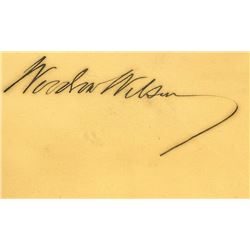 President WOODROW WILSON