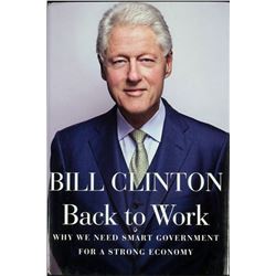 President Bill Clinton signed book.