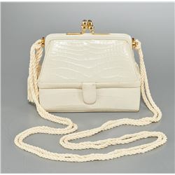 Judith Leiber 007 crocodile evening bag