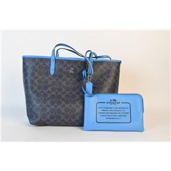 Coach Reversible PVC City Signature Tote