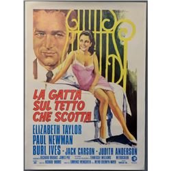 Cat On A Hot Tin Roof (R-1974) poster.