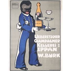 Ludwig Hohlwein Champagne Poster 1909