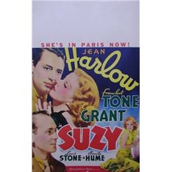 SUZY (1936) WINDOW CARD.