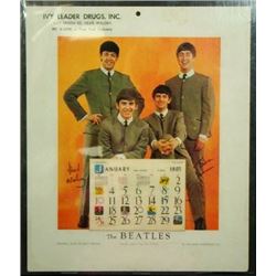 1965 BEATLES ADVERTISING CALENDAR