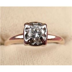 14 carat Gold Diamond Engagement Ring 0.23cts