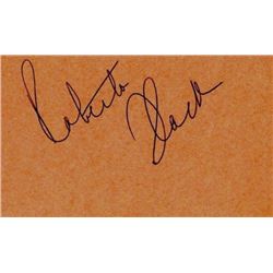 Roberta Flack signed.