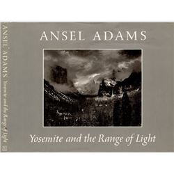 ANSEL SIGNED LIMITED EDITION BOOK OF PHOTOGRAPHS