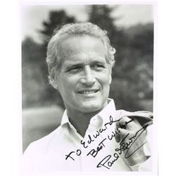 PAUL NEWMAN SIGNED PHOTO.
