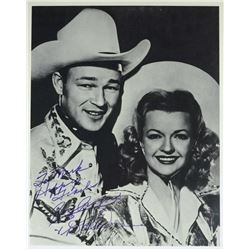 ROY ROGERS and DALE EVANS signed photo.