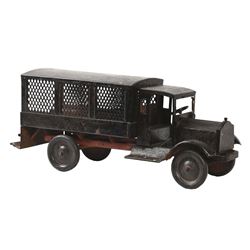 BUDDY  L VINTAGE METAL DELIVERY TOY TRUCK.