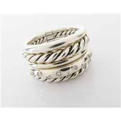 David Yurman Sterling Stax Ring