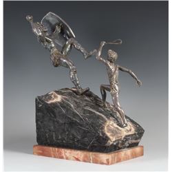 Yaacov Heller - David & Goliath Art Sculpture